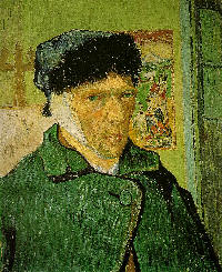 Van Gogh Self portrait - Bandaged ear